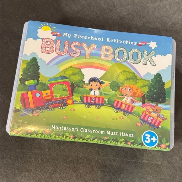 My Preschool Activities Busy Book for Toddlers 2-4 in Storage Box NEW - Picture 1 of 16
